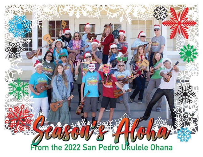 Seasons Aloha Christmas Card Fun